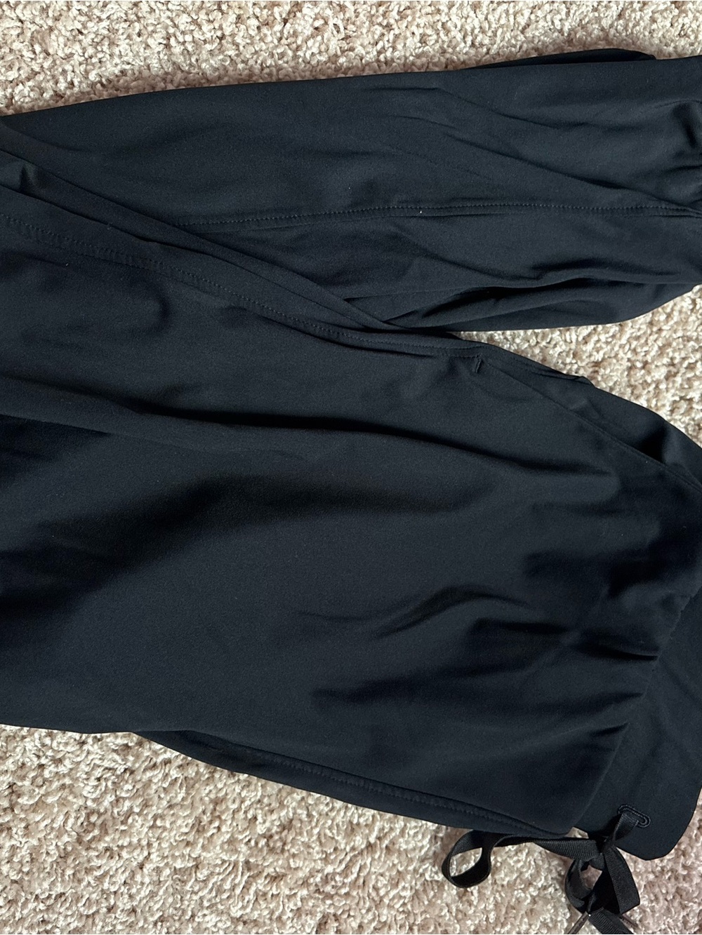 Black Drawstring Joggers